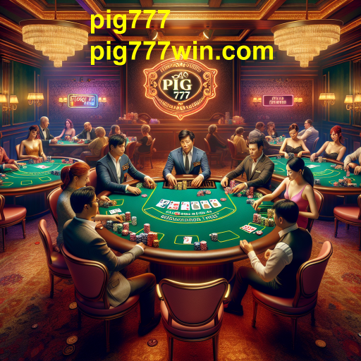 Atrações do Poker na Pig777: Junte-se à Diversão e Competição